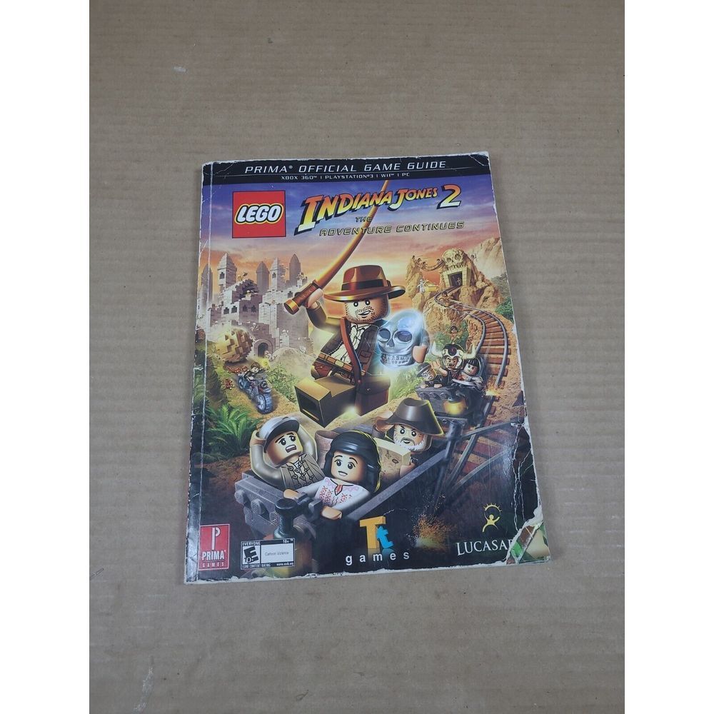 Lego Indiana Jones 2 Prima‎ Official Strategy Guide PS3 Xbox 360 Wii